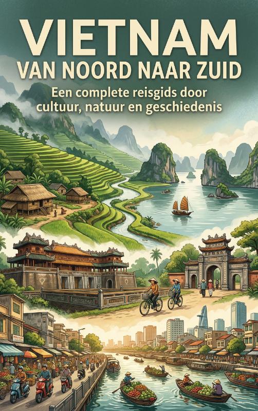 Omslag van Vietnam van noord naar zuid