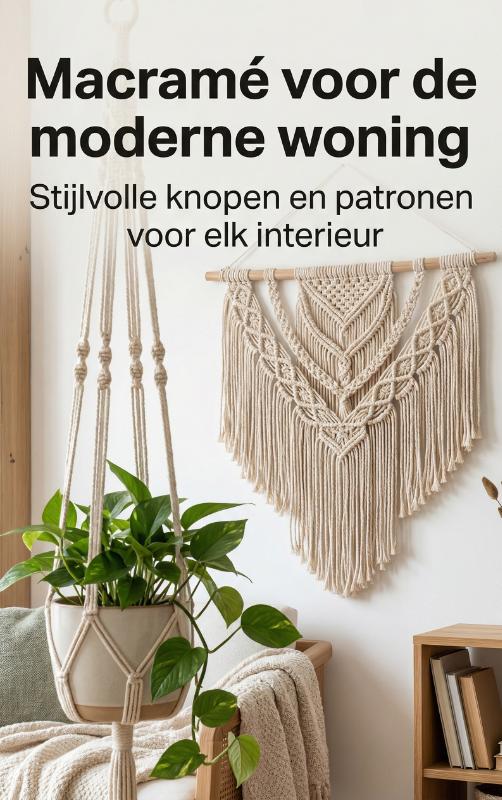 Omslag van Macramé voor de moderne woning