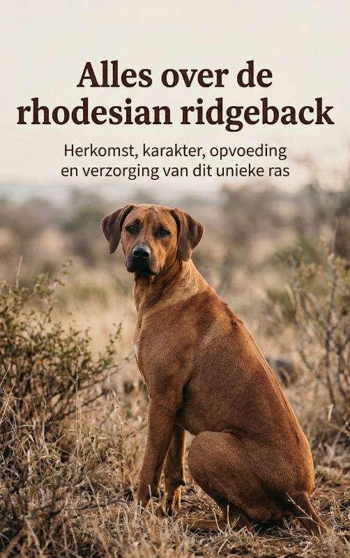 Omslag van Alles over de rhodesian ridgeback