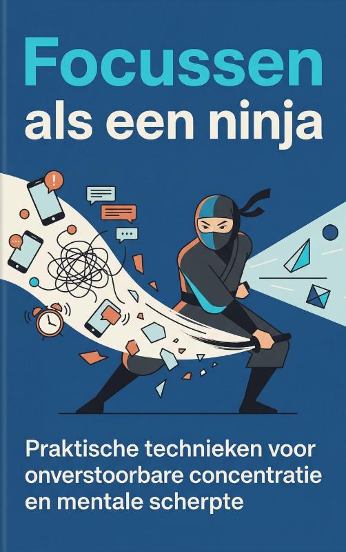 Omslag van Focussen als een ninja