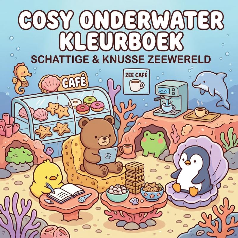 Omslag van Cozy Onderwater Kleurboek