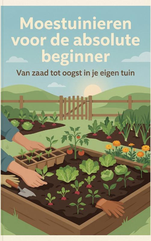 Omslag van Moestuinieren voor de absolute beginner