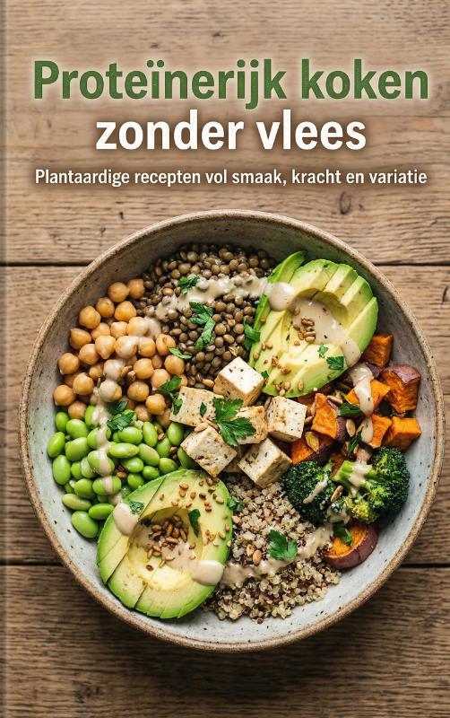 Omslag van Proteïnerijk koken zonder vlees