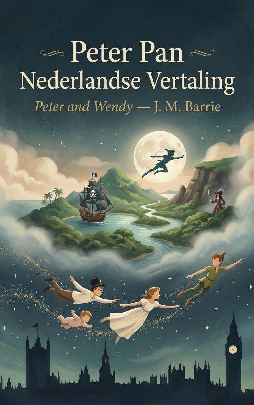 Omslag van Peter Pan — Nederlandse Vertaling