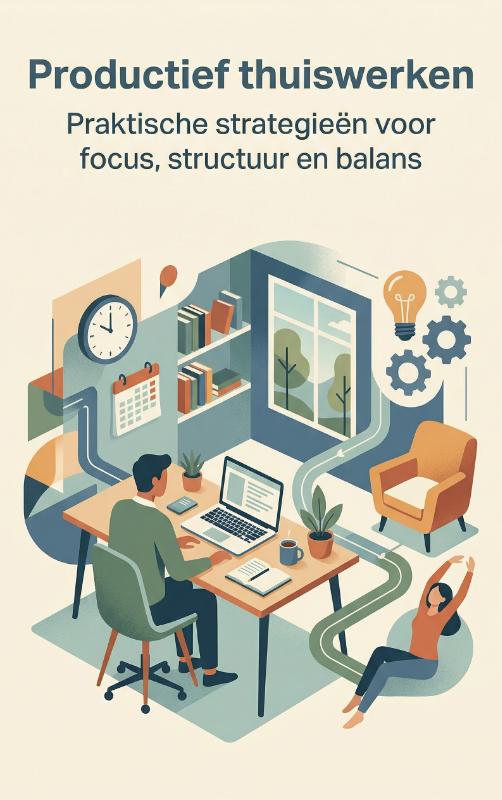 Omslag van Productief thuiswerken