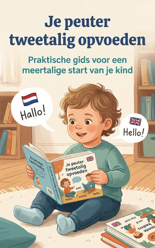Omslag van Je peuter tweetalig opvoeden
