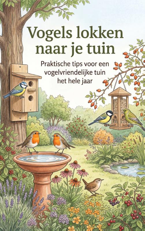 Omslag van Vogels lokken naar je tuin