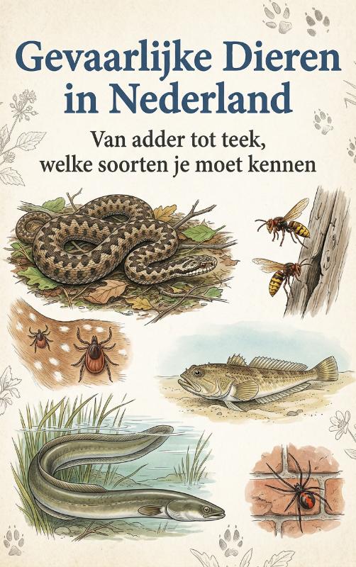 Omslag van Gevaarlijke Dieren in Nederland