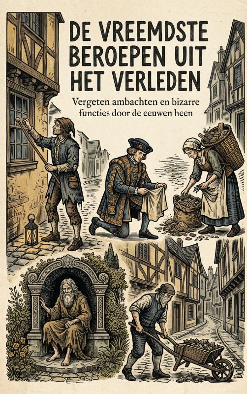 Omslag van De Vreemdste Beroepen uit het Verleden