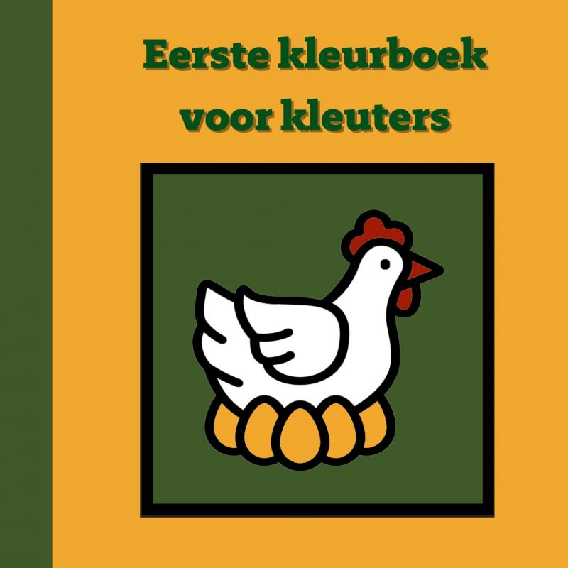 Omslag van Eerste kleurboek voor kleuters :: Boerderij