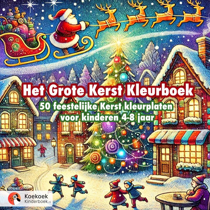 Omslag van Het Grote Kerst Kleurboek