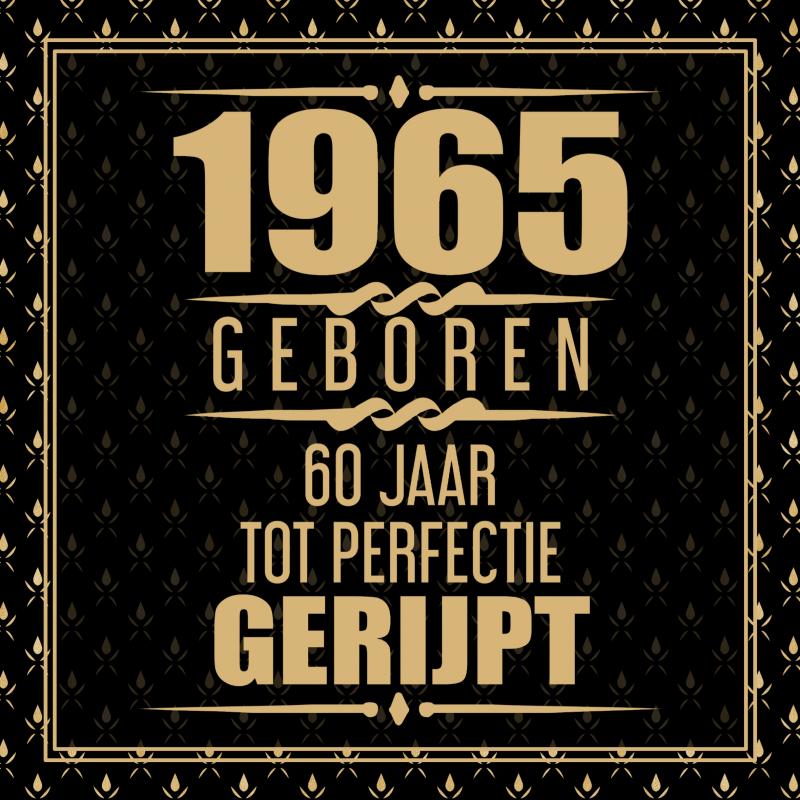 Omslag van 1965 Geboren 60 Jaar Tot Perfectie Gerijpt