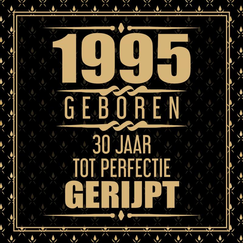 Omslag van 1995 Geboren 30 Jaar Tot Perfectie Gerijpt