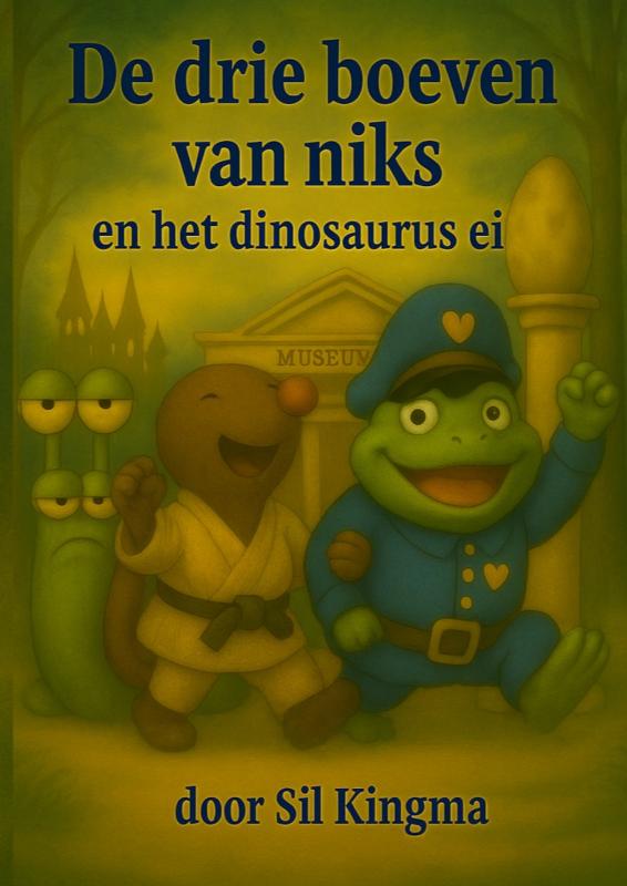 Omslag van De drie boeven van niks en het dinosaurus ei