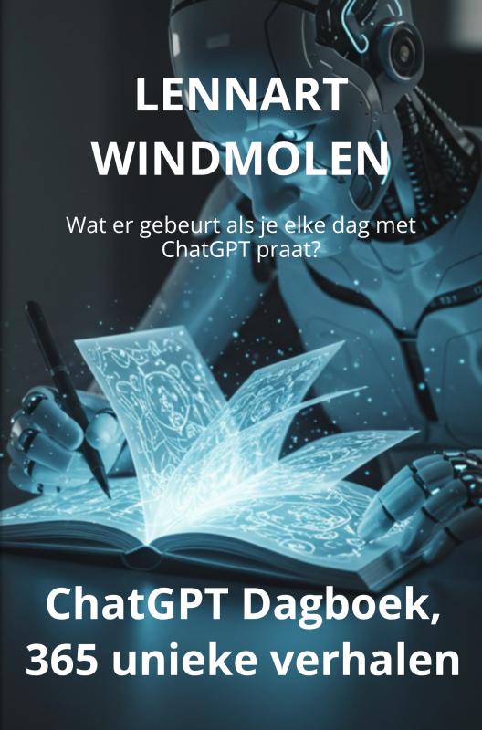 Omslag van ChatGPT dagboek, 365 unieke verhalen