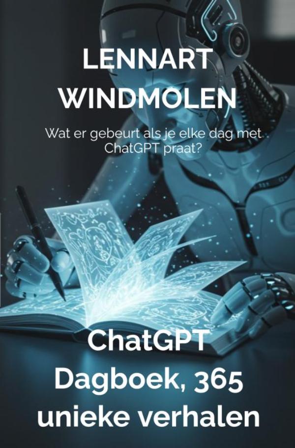 Omslag van ChatGPT dagboek, 365 unieke verhalen