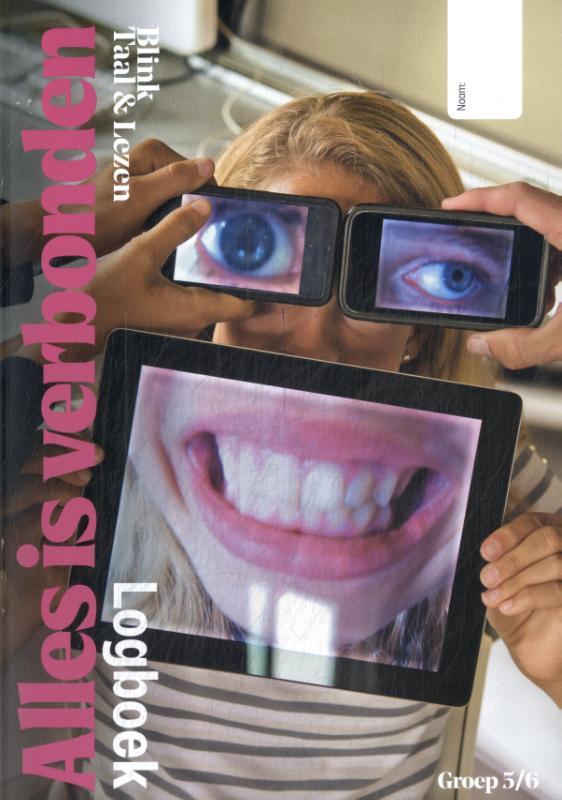 Omslag van Blink Taal & Lezen logboek gr 5/6 pakket B thema 1: Alles is verbonden