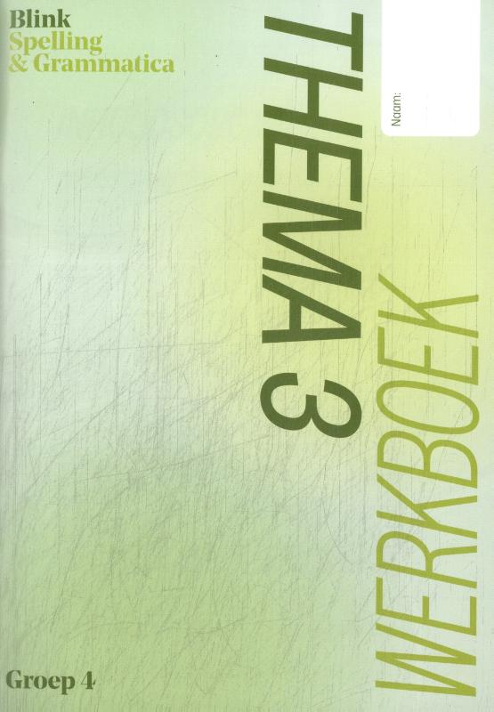 Omslag van werkboek