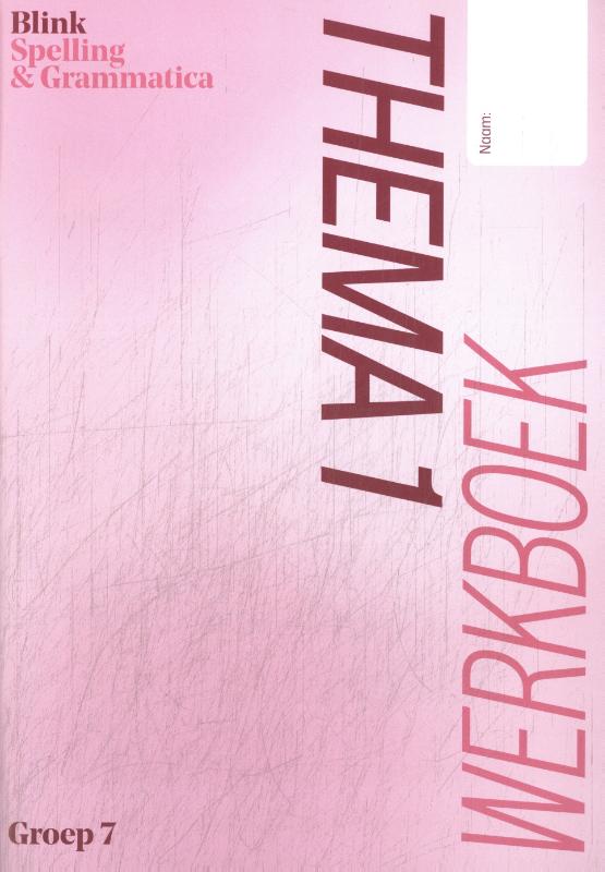 Omslag van werkboek