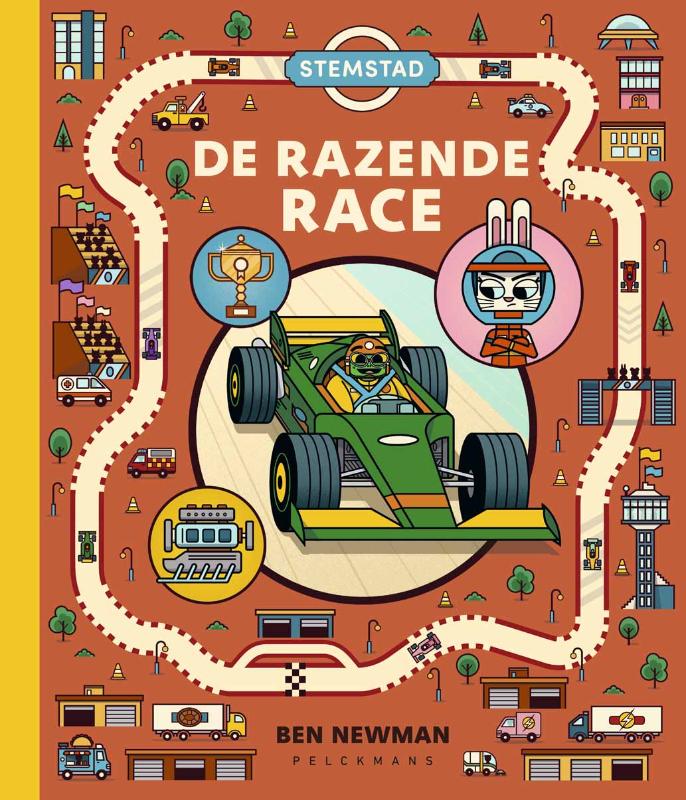 Omslag van De razende race