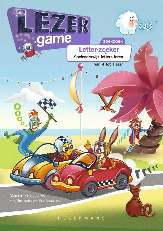 Omslag van Lezergame ZOEKBOEK Letterzoeker
