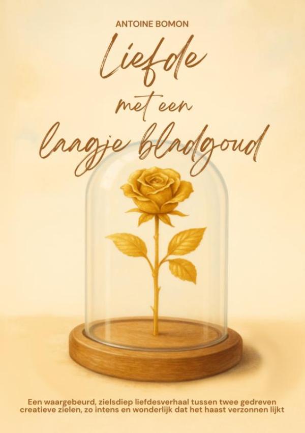 Omslag van Liefde met een laagje bladgoud