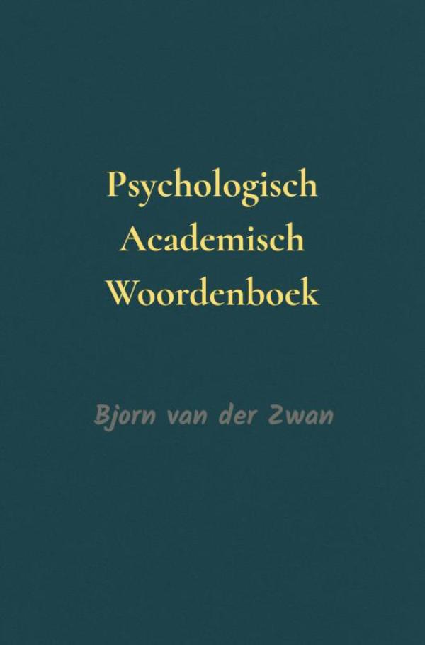 Omslag van Psychologisch Academisch Woordenboek