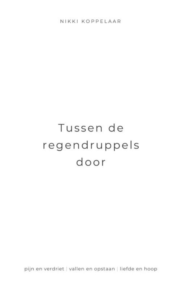 Omslag van Tussen de regendruppels door