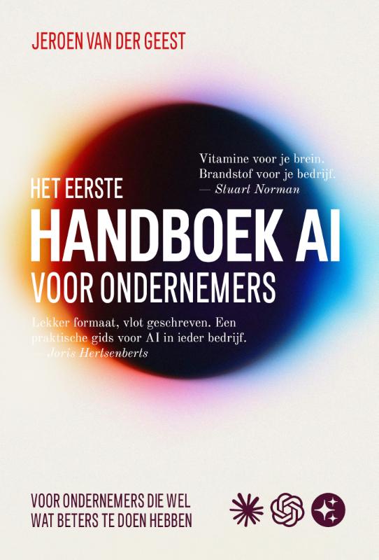 Omslag van Het eerste Handboek AI voor ondernemers