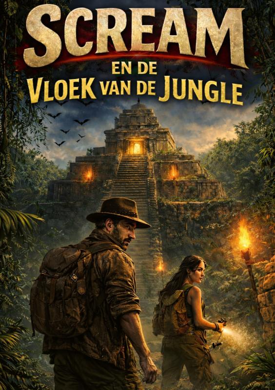 Omslag van Scream en de vloek van de Jungle