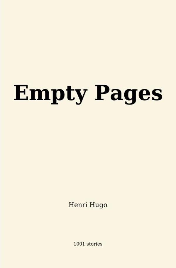 Omslag van Empty Pages