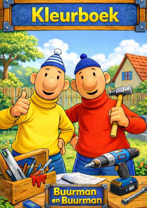 Omslag van Kleurboek, Buurman & buurman