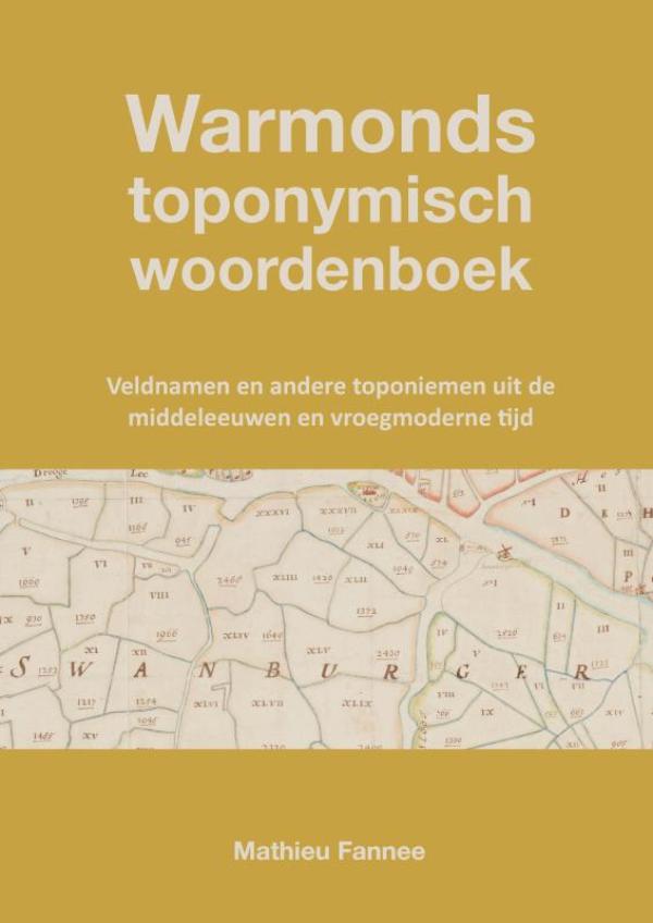Omslag van Warmonds toponymisch woordenboek (5e druk)