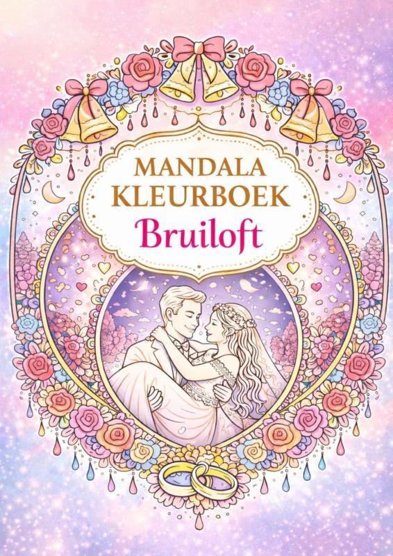 Omslag van Mandala kleurboek, Bruiloft.