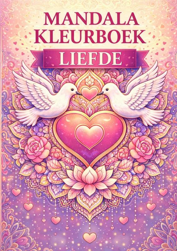 Omslag van Mandala kleurboek, Liefde