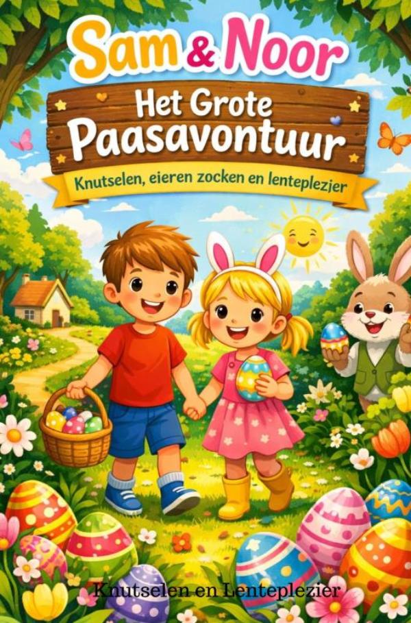 Omslag van Sam & Noor Het grote paasavontuur