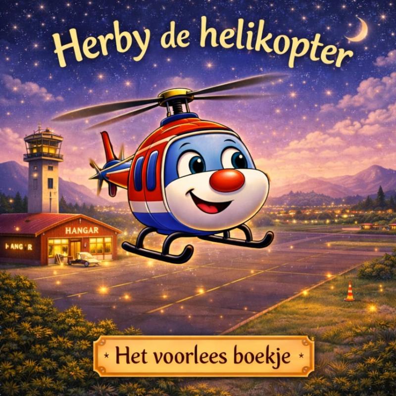 Omslag van Het voorlees boekje. Herby de helikopter.