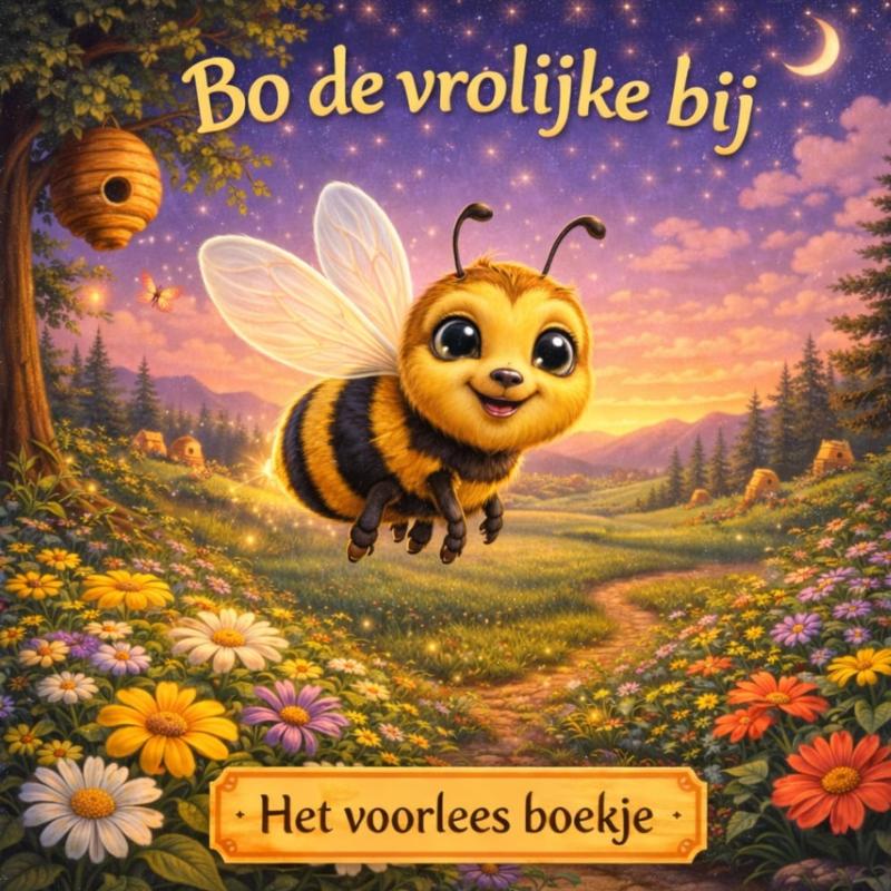 Omslag van Het voorlees boekje, Bo de vrolijke bij.