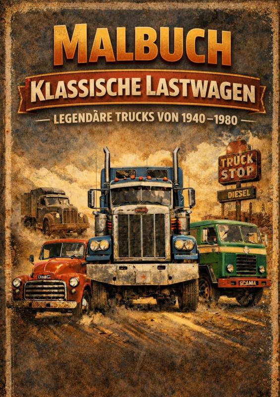Omslag van Malbuch, Klassische Lastwagen