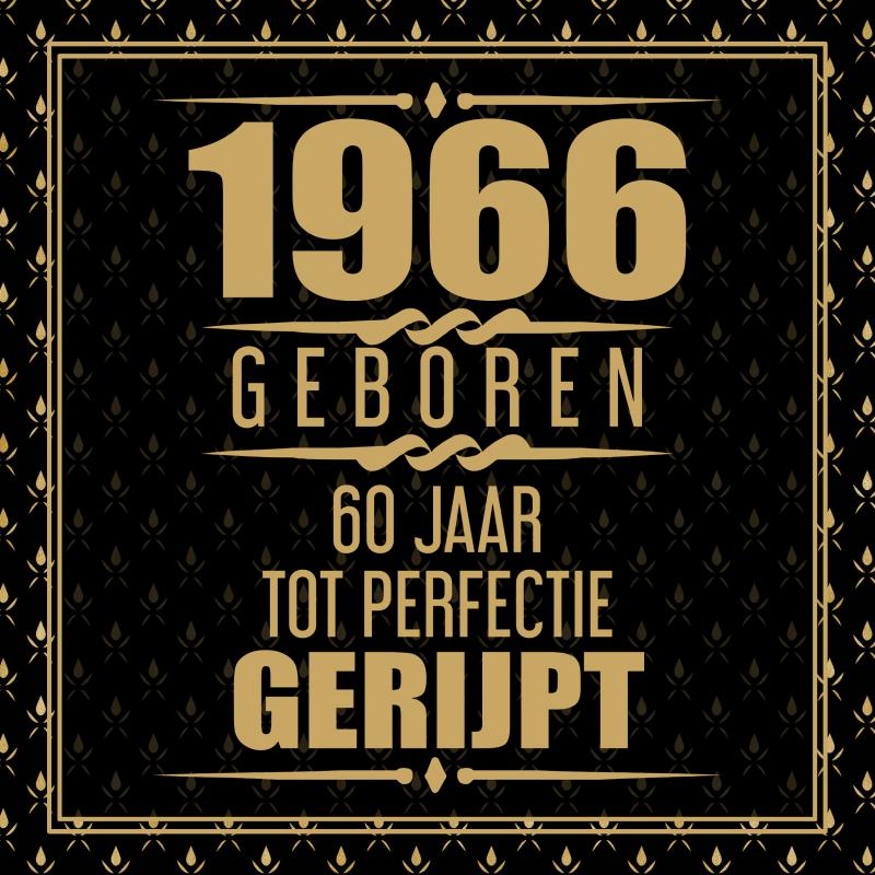 Omslag van 1966 Geboren 60 Jaar Tot Perfectie Gerijpt