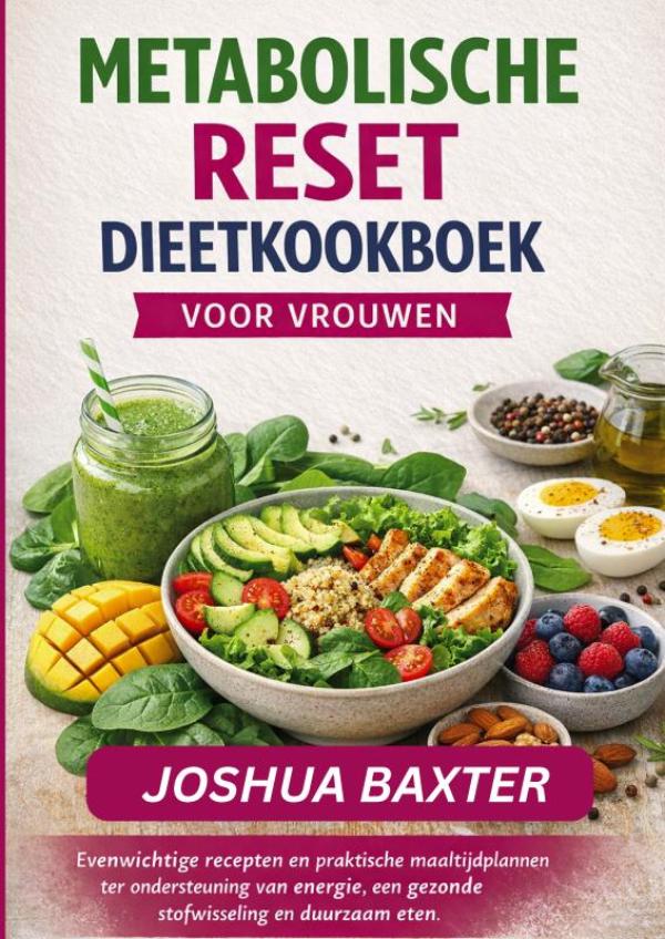 Omslag van METABOLISCHE RESET DIEETKOOKBOEK VOOR VROUWEN