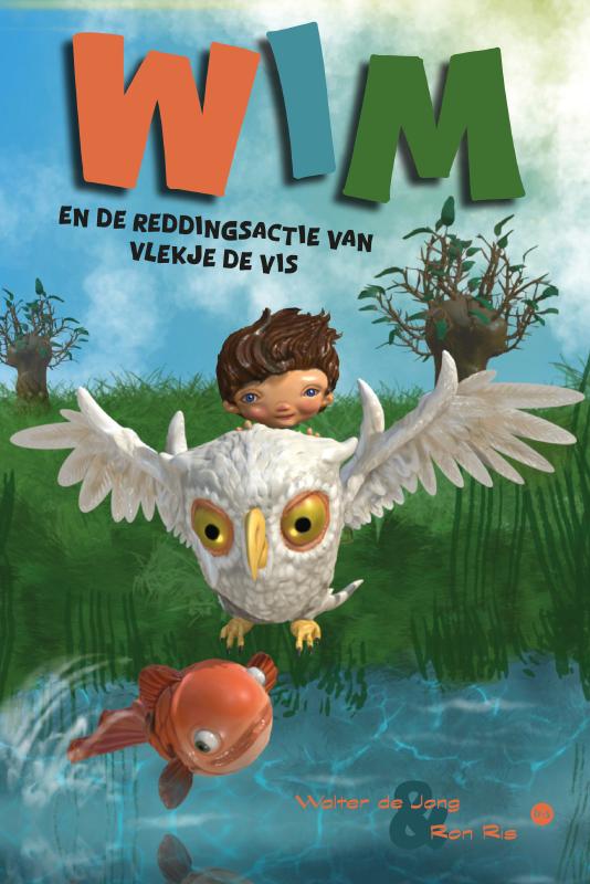 Omslag van Wim en de reddingsactie van Vlekje de vis