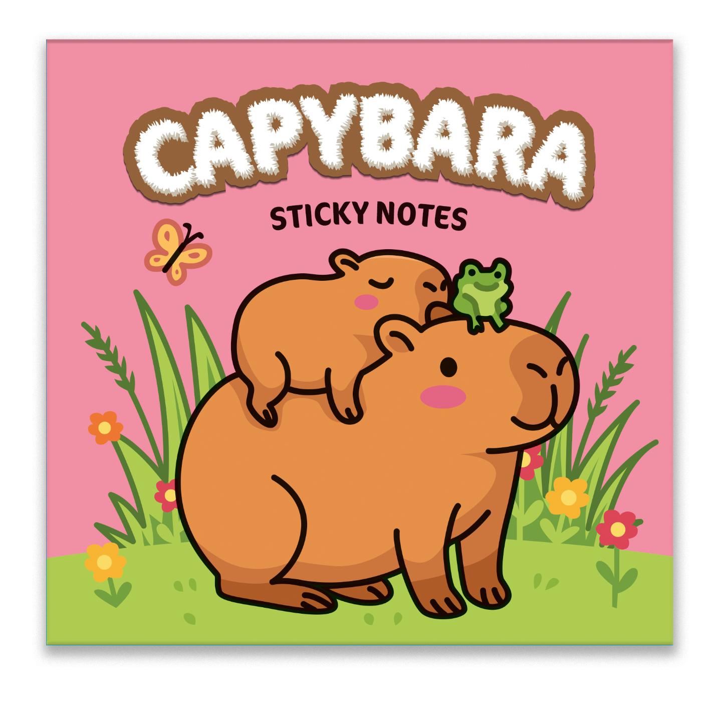Omslag van Capybara boekje met Sticky notes