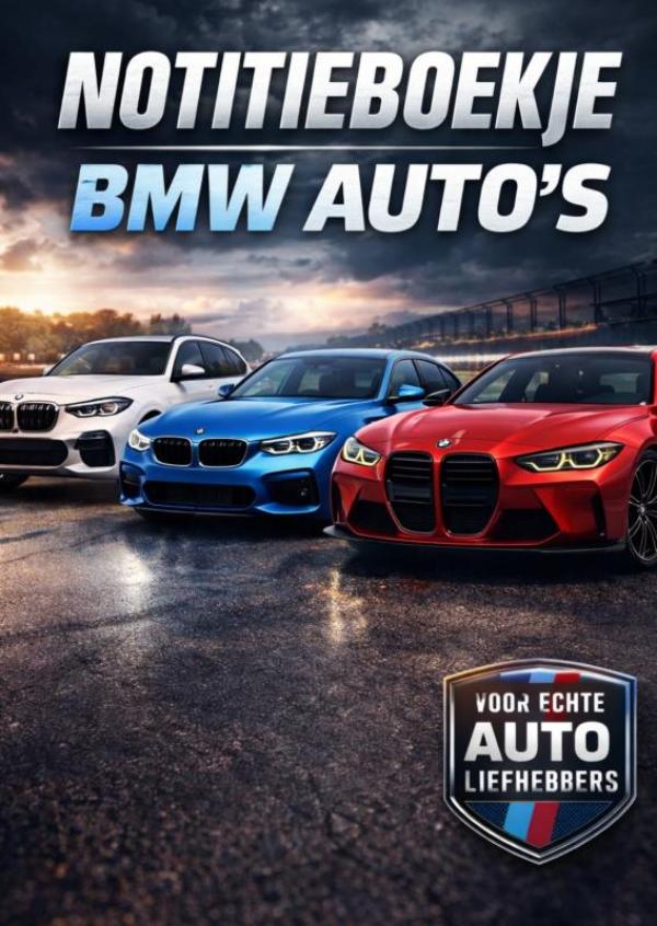 Omslag van Notitieboekje, BMW auto s