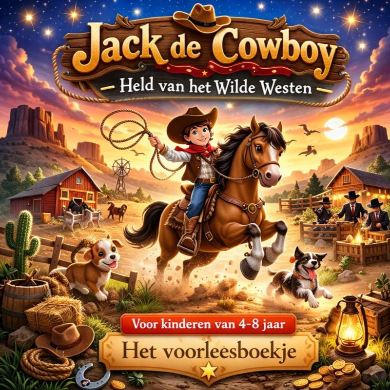 Omslag van Het voorleesboekje. Jack de cowboy
