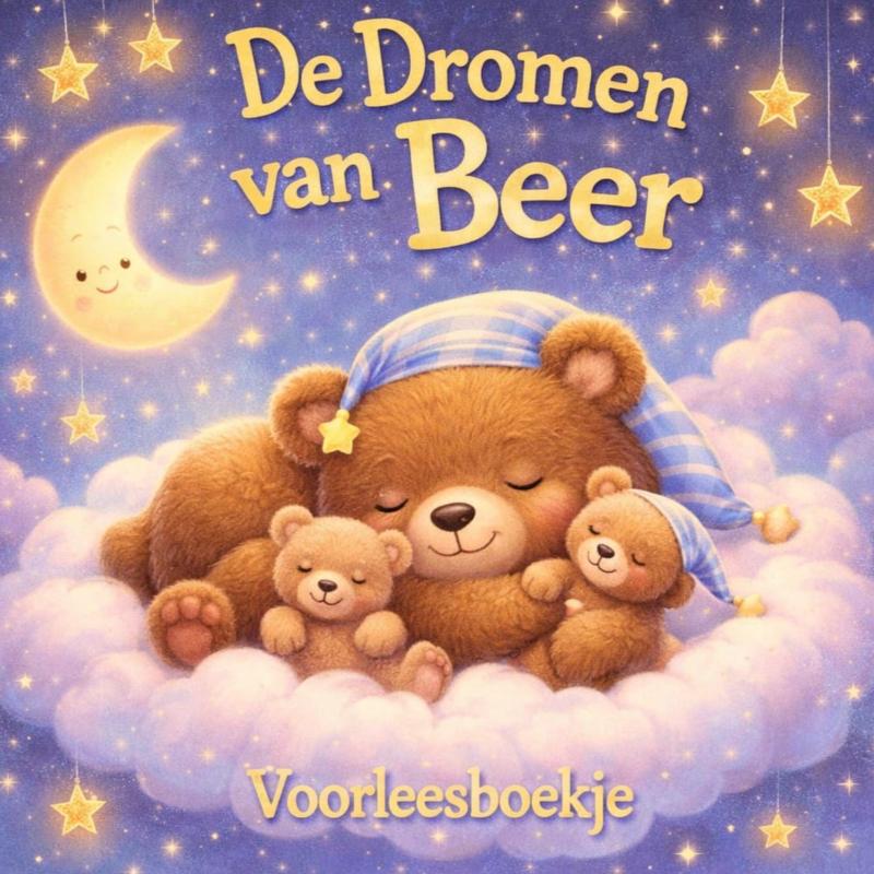 Omslag van het voorleesboekje. De dromen van beer