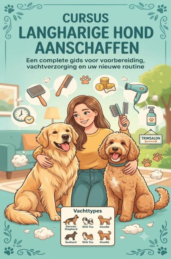 Omslag van Mini cursus langharige hond aanschaffen
