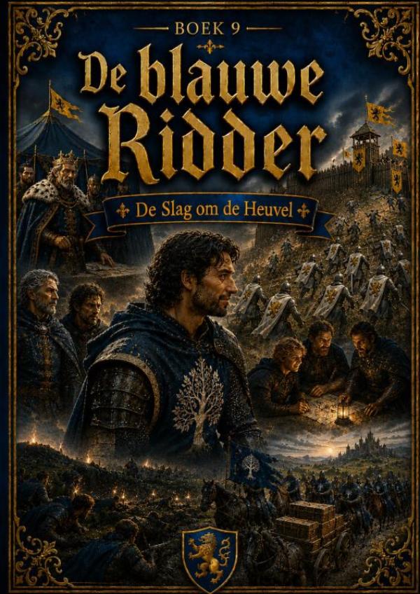 Omslag van Boek 9, De Blauwe Ridder - De Slag om de Heuvel