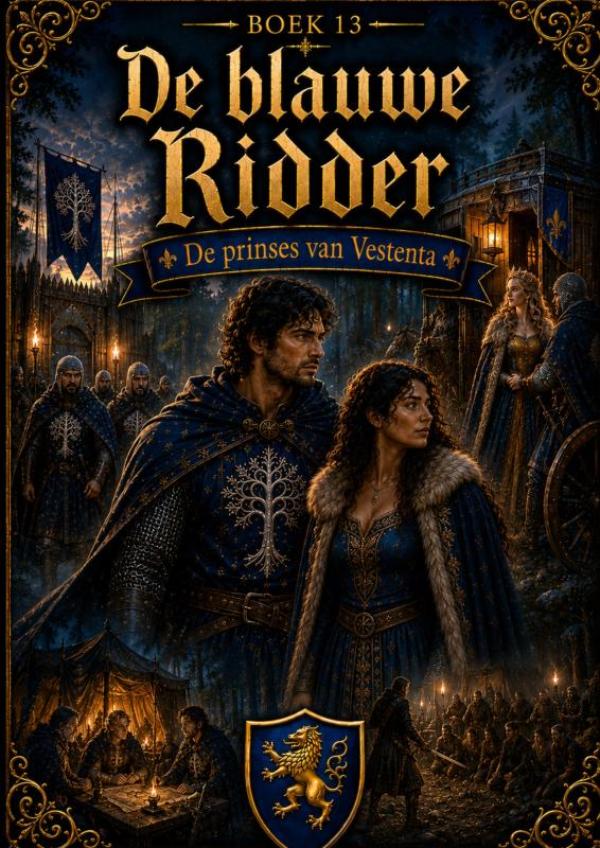 Omslag van Boek 13, De blauwe Ridder - De prinses van Vestenta