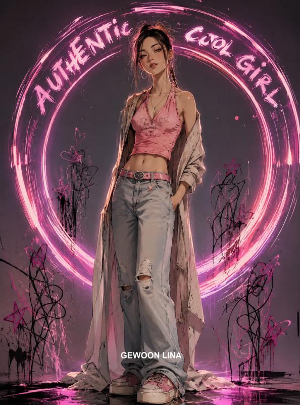 Omslag van Authentic cool girl - leesboek: gewoon Lina